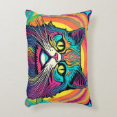 モダン善猫 アクセントクッション (正面(垂直))