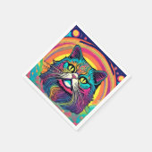 モダン善猫 スタンダードカクテルナプキン (角)