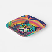 モダン善猫 ペーパープレート (傾斜あり)