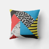 モダン図形:抽象芸術シームレススタイル クッション (裏面)