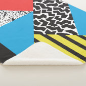 モダン図形:抽象芸術シームレススタイル シェルパブランケット (3/4)