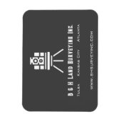 モダン土地測量士の事業推進 マグネット (縦)