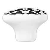 モダン地中海のスペインのクラシック白 セラミックノブ (側面)