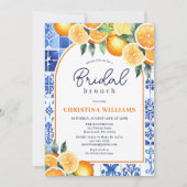 モダン地中海のブライダル 招待状 (正面)