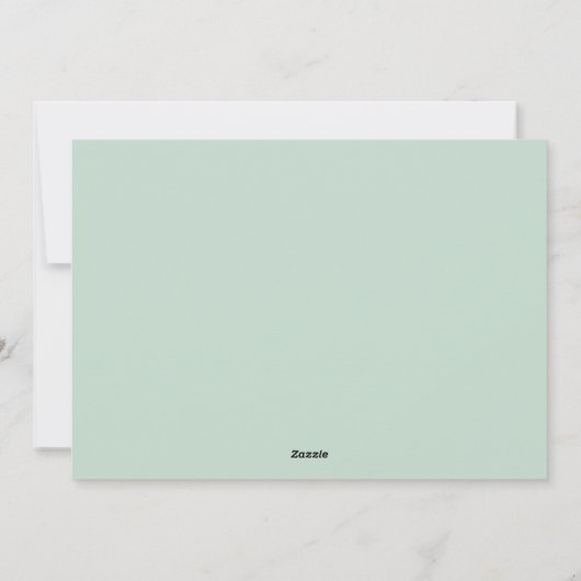 モダン型はっきりした写真クリスマス シーズンカード (裏面)