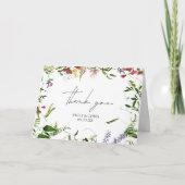 モダン夏の野結婚花 カード (正面)