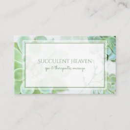 モダン多肉植物名刺 名刺