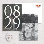 モダン大はっきりした日付の背景 セーブザデート