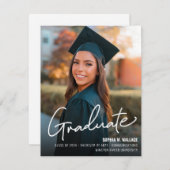 モダン大学大学院写真学年卒業 案内状 (正面/裏面)