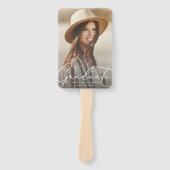 モダン大学院の写真シンプルスクリプト ハンドファン (正面)