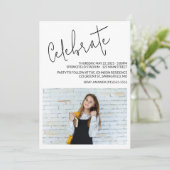 モダン大学院写真のスクリプト 招待状 (スタンド正面)