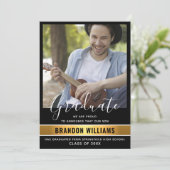 モダン大学院写真の発表とパーティー招待状 案内状 (スタンド正面)