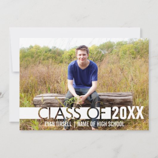 モダン大学院写真の発表とパーティー 招待状 (正面)