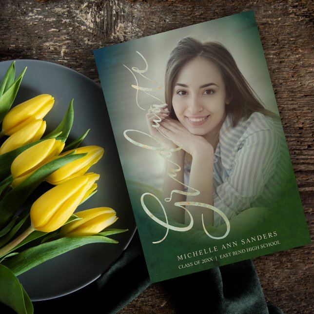 モダン大学院写真エレガント筆跡 (クリエイターアップロード済み)