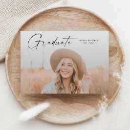 モダン大学院写真卒業 招待状