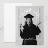 モダン大学院写真卒業 招待状 (正面/裏面)