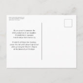 モダン大学院写真卒業 案内ポストカード (裏面)