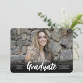 モダン大学院写真卒業 案内状 (スタンド正面)