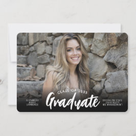 モダン大学院写真卒業 案内状