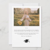 モダン大学院写真卒業 案内状 (裏面)