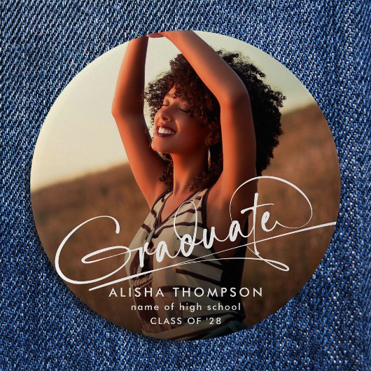 モダン大学院写真卒業 缶バッジ