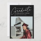 モダン大学院写真幾何学卒業 案内状 (正面)