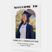 モダン大学院写真Archへようこそ アクリルサイン (傾斜)