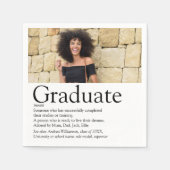 モダン大学院定義の写真 スタンダードカクテルナプキン (正面)