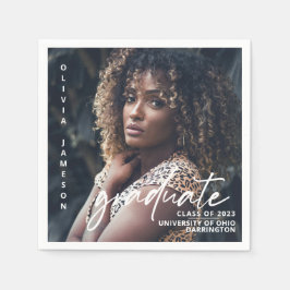 モダン大学院手書き |写真 スタンダードカクテルナプキン