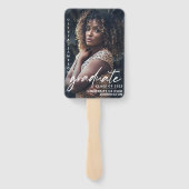 モダン大学院手書き |写真 ハンドファン (裏面)