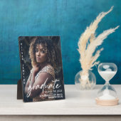 モダン大学院手書き |写真 フォトプラーク (側面)