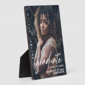 モダン大学院手書き |写真 フォトプラーク (側面)