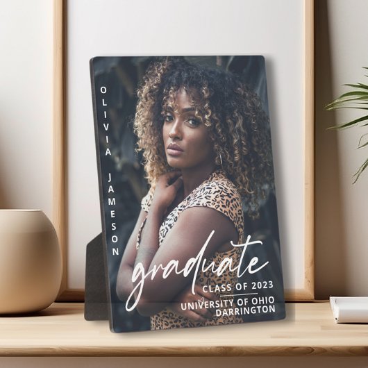 モダン大学院手書き |写真 フォトプラーク