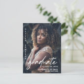 モダン大学院手書き |写真 ポストカード (スタンド正面)