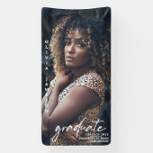 モダン大学院手書き |写真 横断幕 (縦)