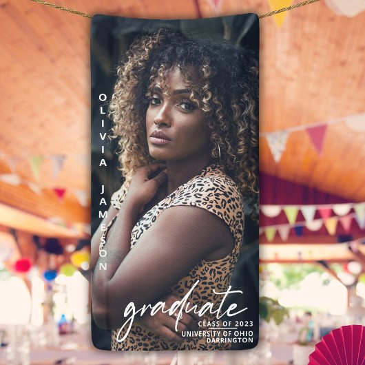 モダン大学院手書き |写真 横断幕