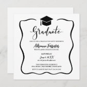 モダン大学院生カジュアル語学研究科 招待状 (正面/裏面)