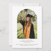 モダン大学院生Arch 2写真 招待状 (裏面)