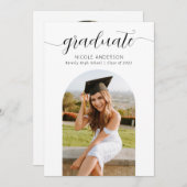 モダン大学院生Arch 2写真 招待状 (正面/裏面)