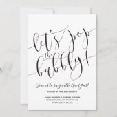 モダン大晦日パーティの招待状 招待状 (正面)