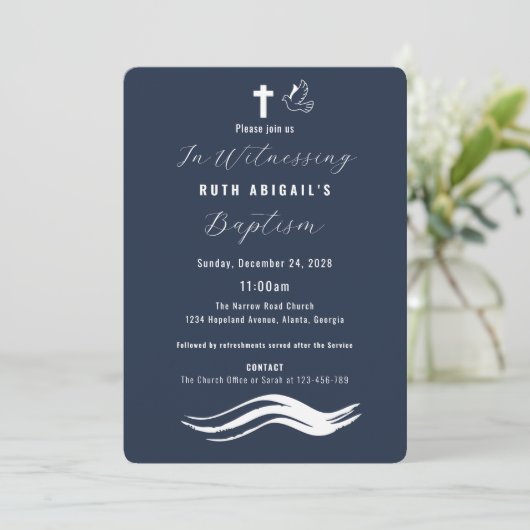 モダン大洗礼 招待状 (スタンド正面)