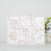 モダン大理石エレガントビジネス3折パンフレット (スタンド正面)