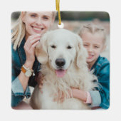 モダン大理石ハローバイノーバイキープサプライメモリアル セラミックオーナメント (正面)