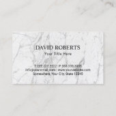 モダン大理石企業のカスタムのロゴ#2 名刺 (裏面)