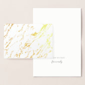 モダン大理石実在金箔グリーティングカード 箔カード (ディスプレー)