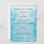 モダン天国階段の神聖な結婚の招待 (正面)