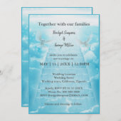 モダン天国階段の神聖な結婚の招待 (正面/裏面)