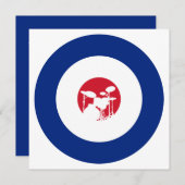 モダン太鼓 招待状 (正面/裏面)