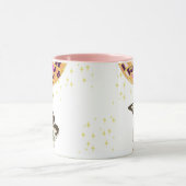 モダン女性のカーボーイレッグカウボーディスコボール マグカップ (中央)