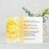 モダン婚約パーティ招待状 招待状 (スタンド正面)